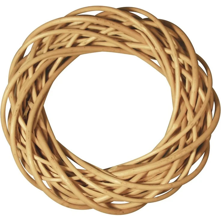Rayher 65018000 Weidenkranz geschält, ø 30cm x 7cm,