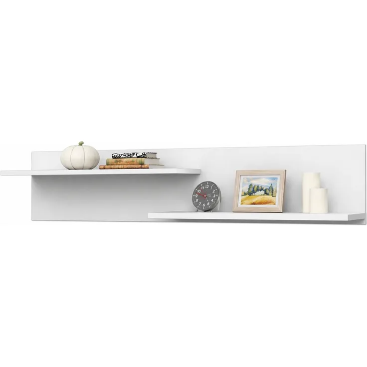 Innostyle Wandboard ARIZONA - Wohnzimmer Wandregal in Weiß supermatt