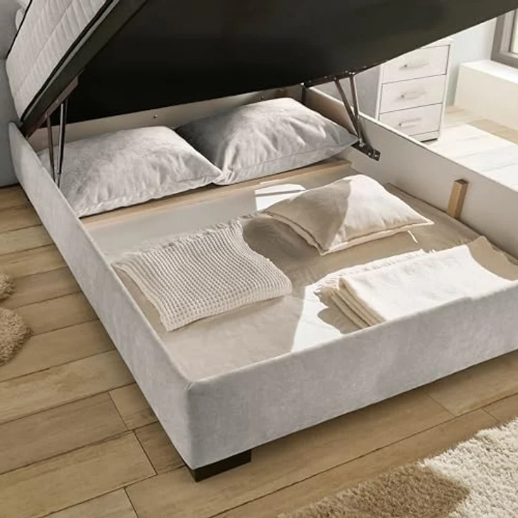 ED EXCITING DESIGN Boxbett Nagol, mit Bettkasten, mit Wendematratze, erhältlich in verschiedenen Breiten – Bild 6