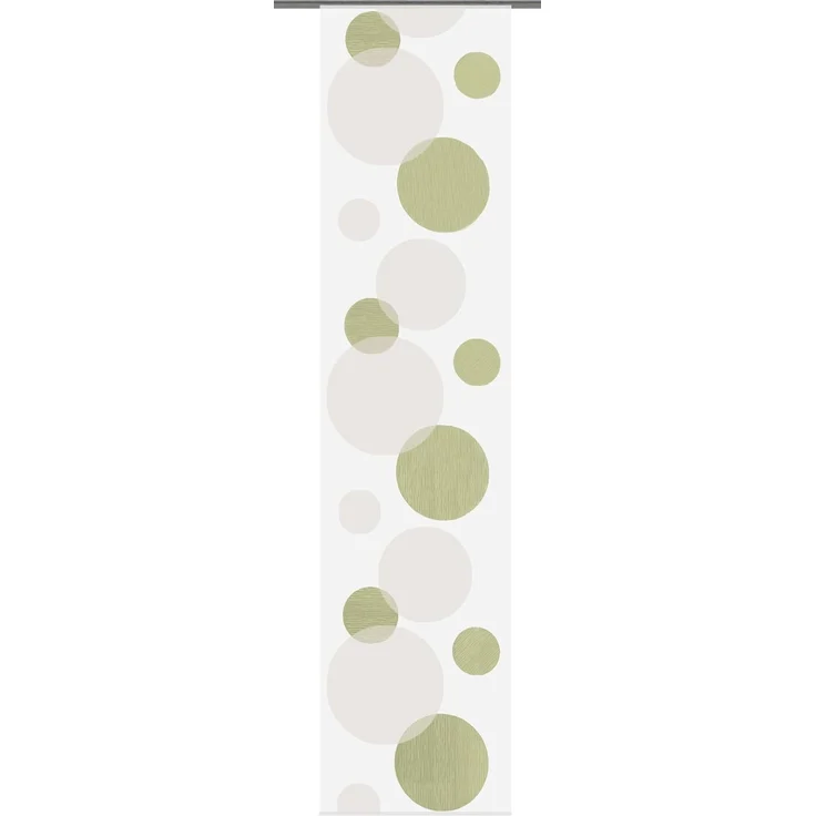 HOME WOHNIDEEN Schiebegardine Tira (1 St), Klettschiene, transparent, Scherli, HxB: 245x60 – Bild 1