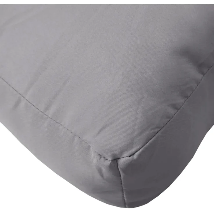 vidaXL Palettenkissen, Stoff, Grau 70 x 40 x 12 cm – Bild 6