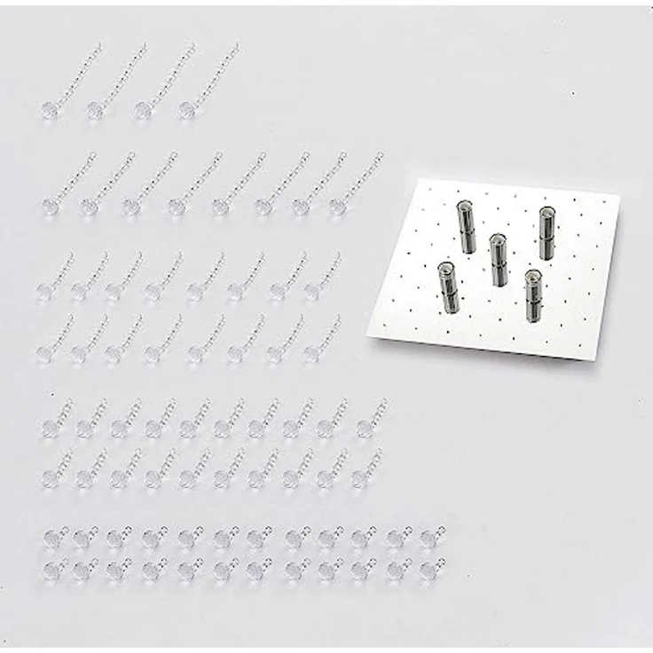 Lindby Deckenleuchten Annica, Metall, Transparent IP20, 5 x 40 W – Bild 6