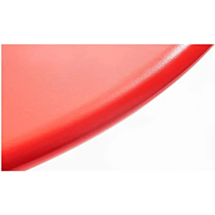 Oviala Palavas Gartentisch, Rund, Metall, Rot, 120 cm Durchmesser, witterungsbeständig, für 4-6 Personen – Bild 6