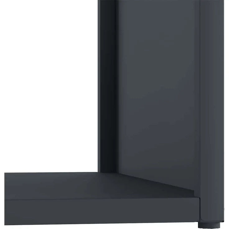 vidaXL Brennholzregal Anthrazit 40x40x40 cm Kaltgewalzter Stahl 864239 – Bild 8