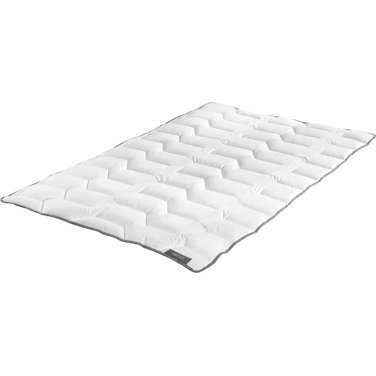 Badenia Bettcomfort Steppbett Trendline Basic kochfest Mono Ganzjahresdecke, 135x200 cm weiß