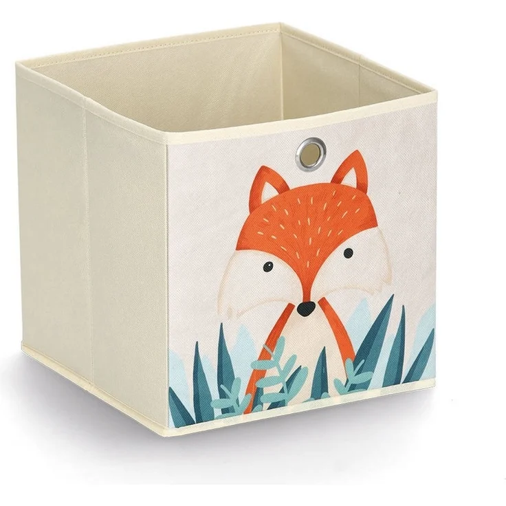 Aufbewahrungsbox Fuchs, Vlies - Beige – Bild 1