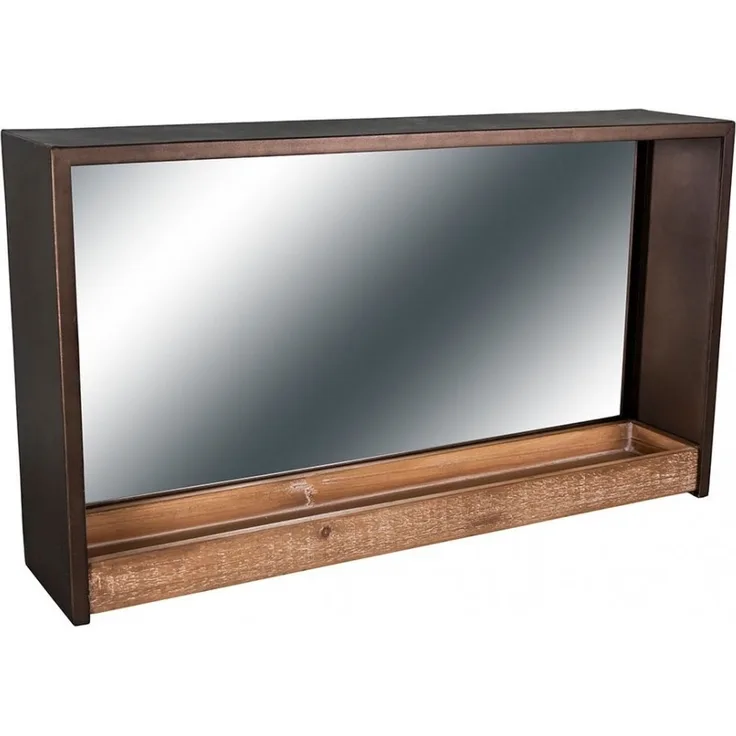 Antic Line Wandspiegel Spiegel aus Metall-Holz SEB17408 70cm