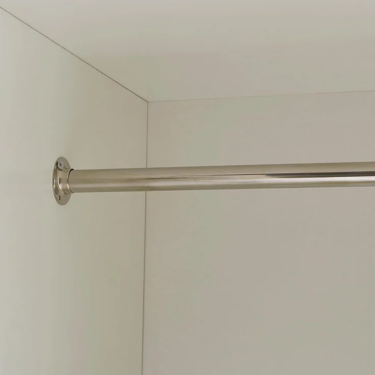 Kleiderschrank Eiselfing 176x80x52 cm 4 Fächer Weiß [en. casa] – Bild 8