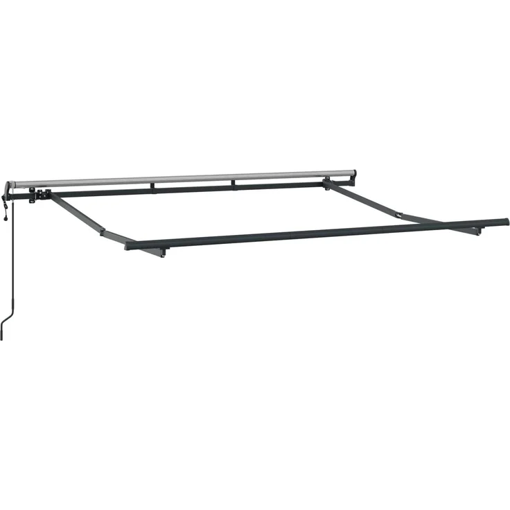 vidaXL Einziehbare Markise Anthrazit 250 x 200 cm Stoff 3329372 – Bild 5
