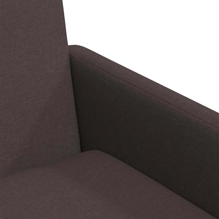 vidaXL Esszimmerstühle 2 pcs Dunkelbraun 57 x 67 x 95 cm Stoff 42017907 – Bild 6