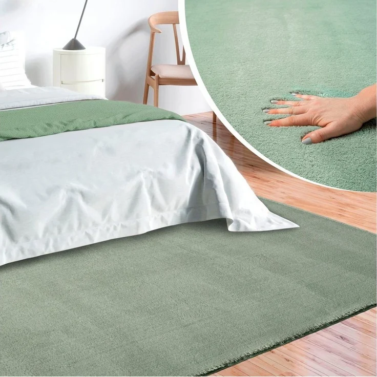 merinos Teppich Loft 37, Kunstfellteppich, rechteckig, Höhe: 16 mm, weich und kuschelig, Fell Haptik, Anti-Rutsch-Unterseite – Bild 5
