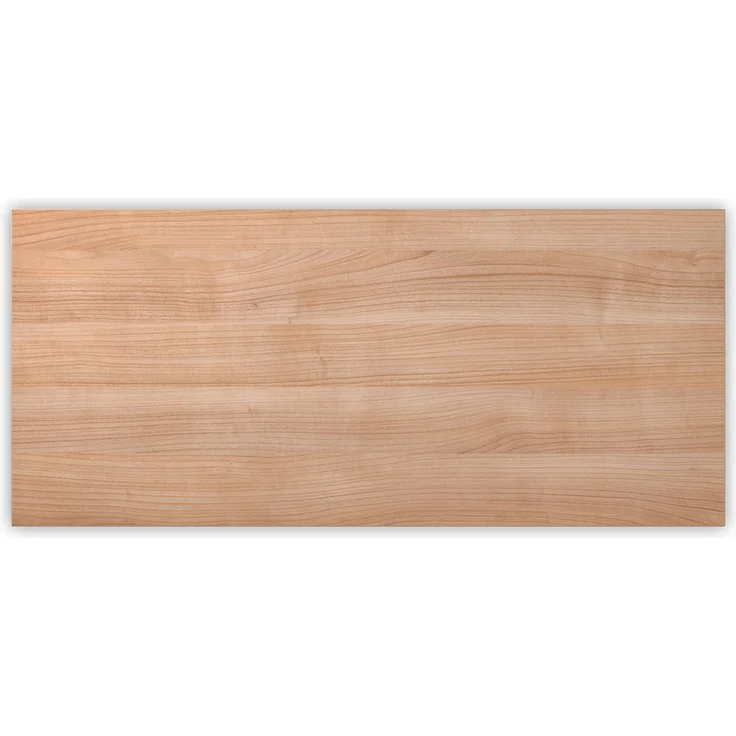 bümö Tischplatte 180x80 cm in Nussbaum, Schreibtischplatte aus Holz, Holzplatte, Spanplatte kratzfest beschichtet, ABS-Kante, 120 kg Tragkraft für DIY Homeoffice Schreibtisch & mehr, PL-19-N