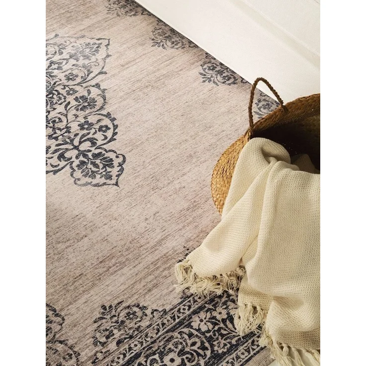 benuta Teppich Laury, rechteckig, Höhe: 5 mm, Kunstfaser, Berber, Ethno-Style, Wohnzimmer – Bild 2