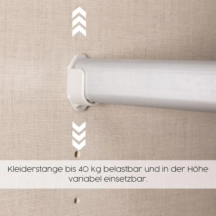 rauch Schwebetürenschrank Kleiderschrank Schrank Garderobe SATURN mit 3 Ausstattungsvarianten 3 verschiedene Ausstattungsvarianten Griffe aus Metall MADE IN GERMANY – Bild 10