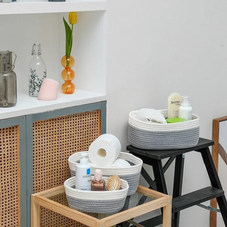 RHP Dekokorb RHP 3-teiliges Aufbewahrungskorb-Set I Aufbewahrungsbox Organizer – Bild 4