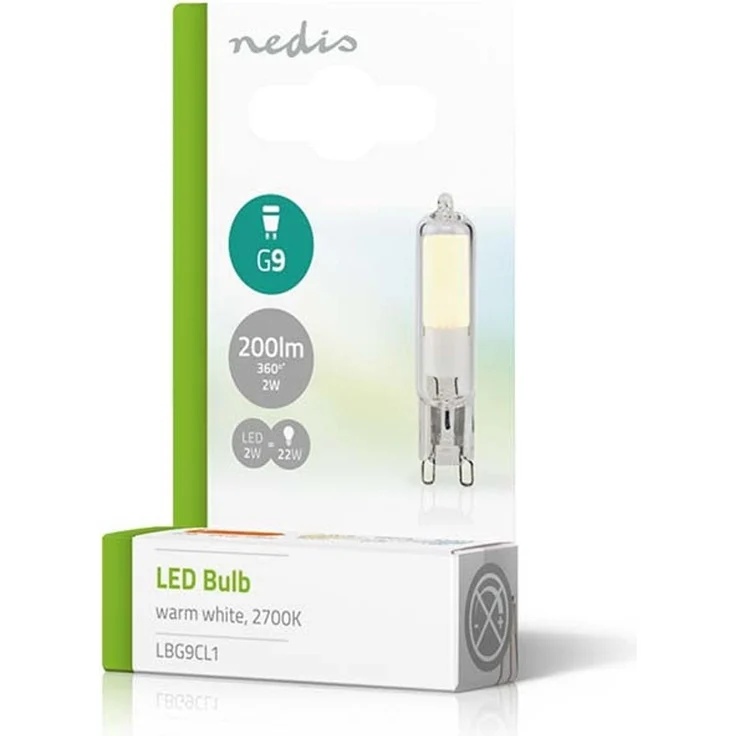 LED-Lampe G9 | 2 W | 200 lm | 2700 K | Warmweiss | Anzahl der Lampen in der Verpackung: 1 Stück – Bild 4