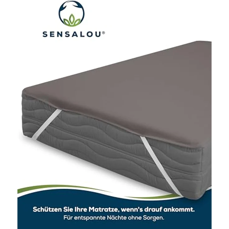 Sensalou Matratzenschoner, Farbig, wasserdicht, atmungsaktiv, Inkontinenzschutz, Pflegebedarf – Bild 7
