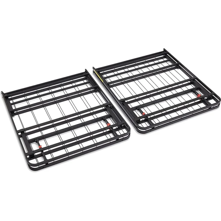 Amazon Basics Klappbares Plattform-Bettgestell, kein Werkzeug für Montage erforderlich, Unterbettaufbewahrung, 135x190 cm – Bild 7