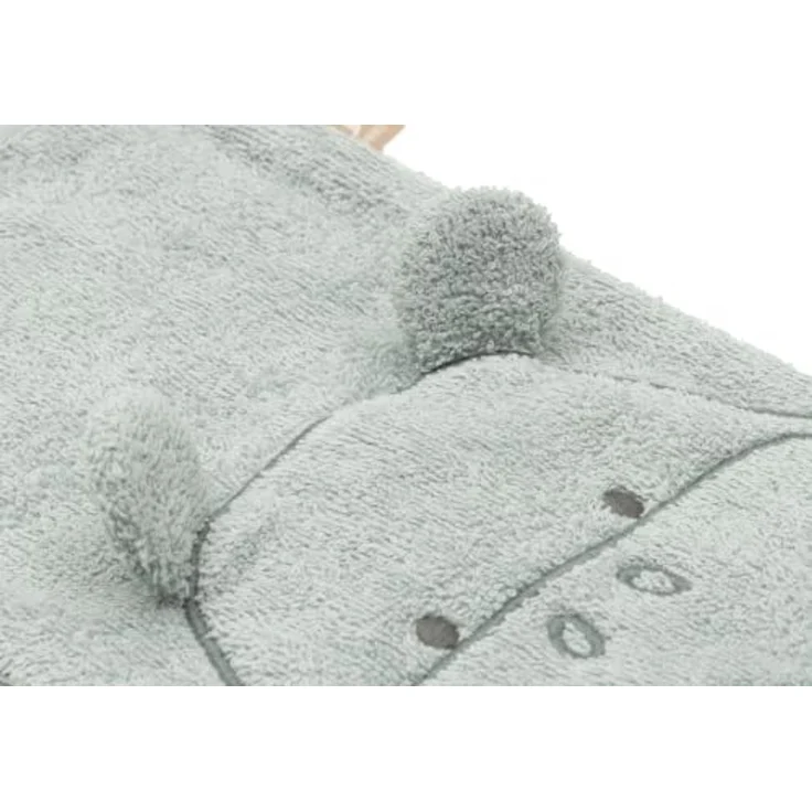 Jollein Hippo Happy Waschlappen – Frottee Grün 2 – Bild 2