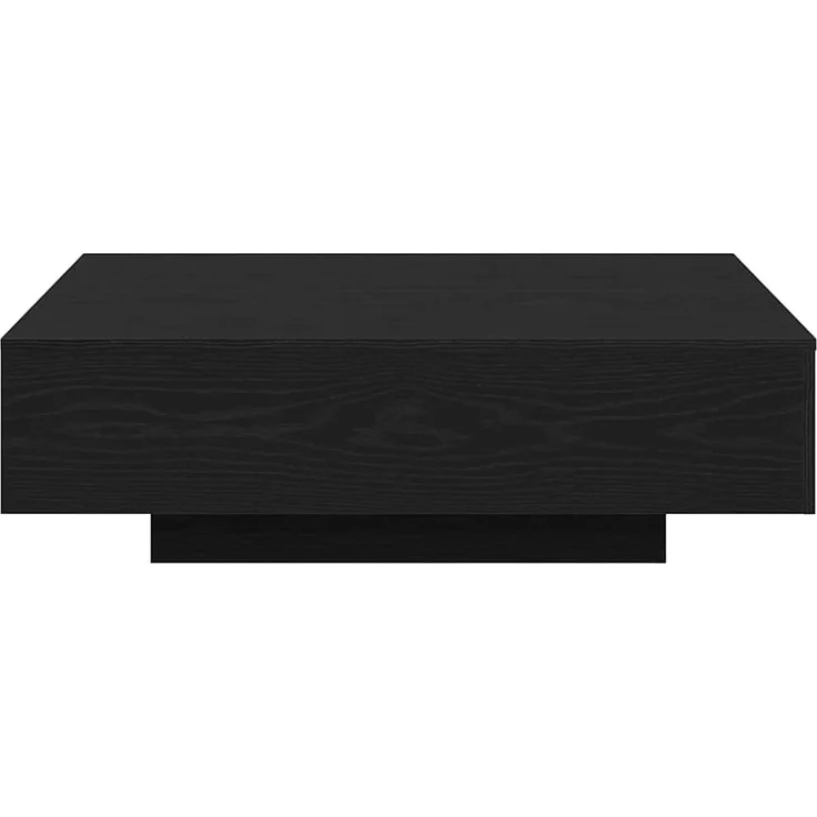 vidaXL Couchtisch Schwarz Eichen-Optik 100 x 100 x 31 cm 863005 – Bild 1