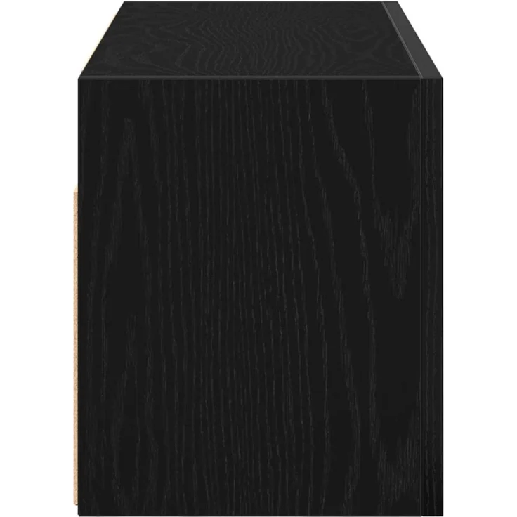 vidaXL Bad-Wandschrank Schwarz 60x25x30 cm Holzwerkstoff 860059 – Bild 6