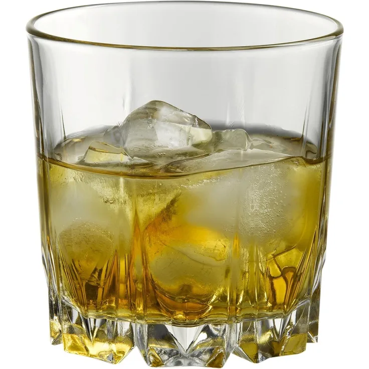 Hermia Concept 'Karat-V - 295' Whiskygläser-Set (6-teilig), Transparent, 8,5 x 8,5 x 8,7 cm, 295 ml