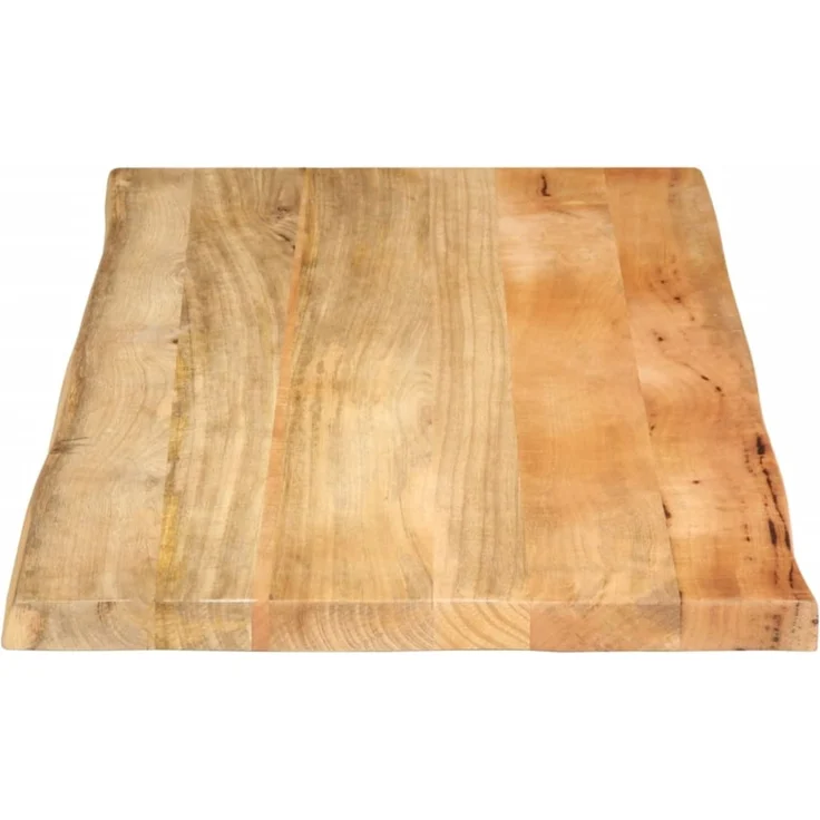 vidaXL Tischplatte mit Baumkante 120x60x3,8 cm Massivholz Mango 370744 – Bild 3