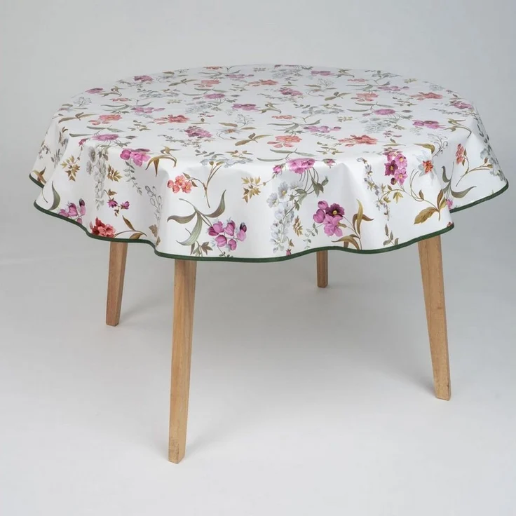 laro Tischdecke rund 140 cm wachstuchtischdecke Tischdecke abwaschbar – Bild 2