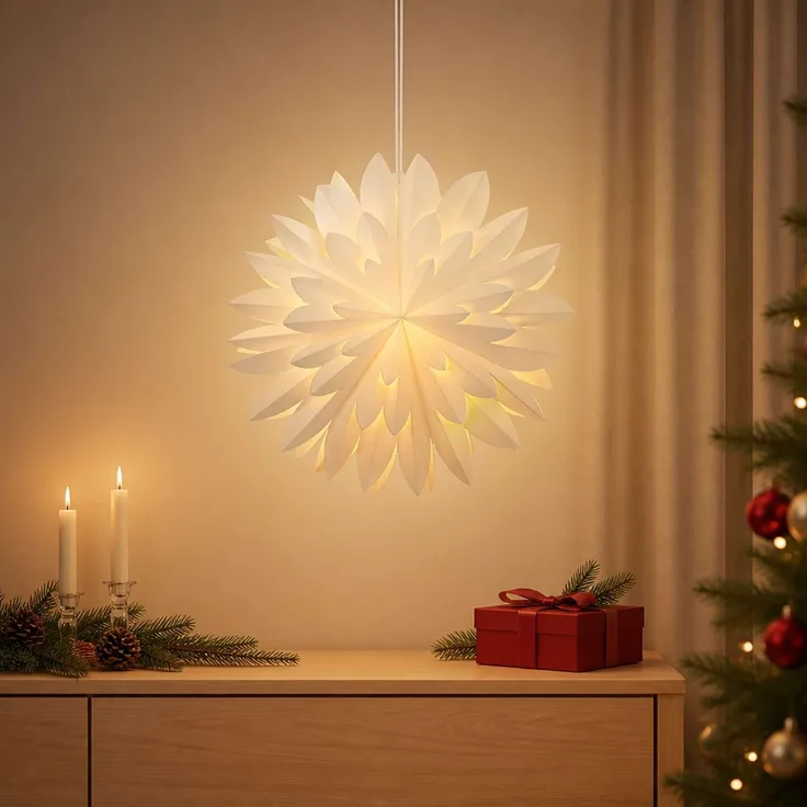 vidaXL Weihnachtsbeleuchtung RAAHE 10 LEDs Warmes Weiß 60 x 20 x 60 cm 42056651