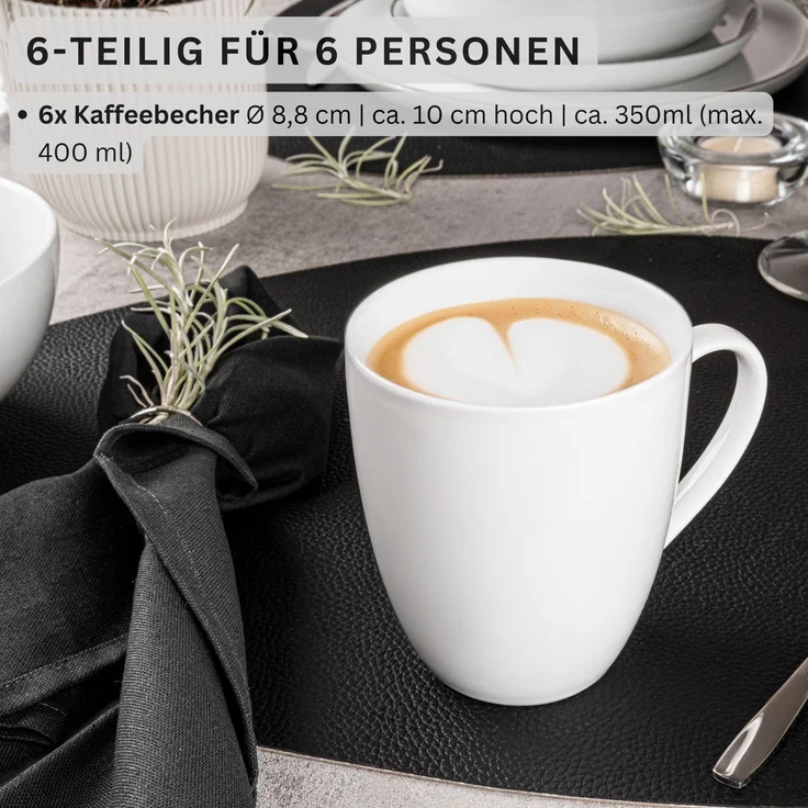 Sänger Kaffeebecher Set New Port 6 teilig – Bild 2