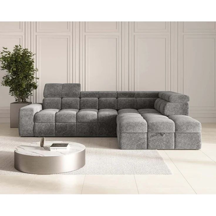 Ecksofa Bianco mit Schlaffunktion und Bettkasten | Jan-Art | verschiedene Farben erhältlich – Bild 1
