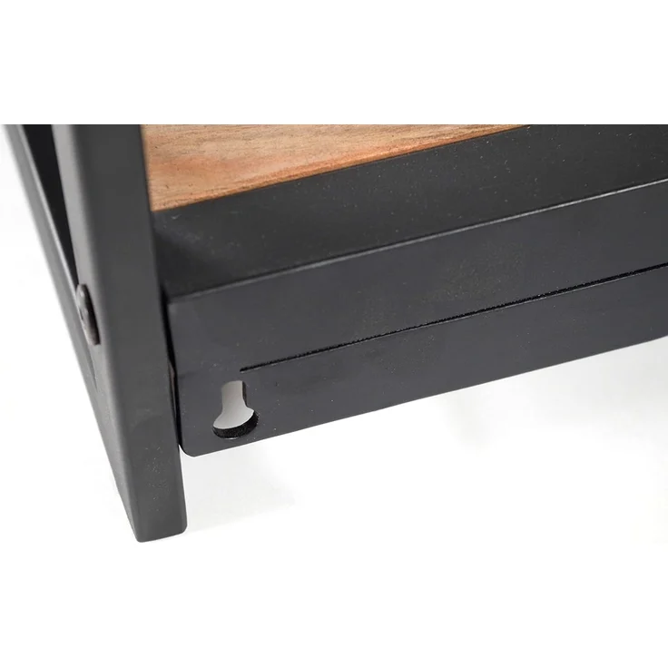 Kobolo Regal Wandregal SYRAH aus Metall und Mangoholz – Bild 6