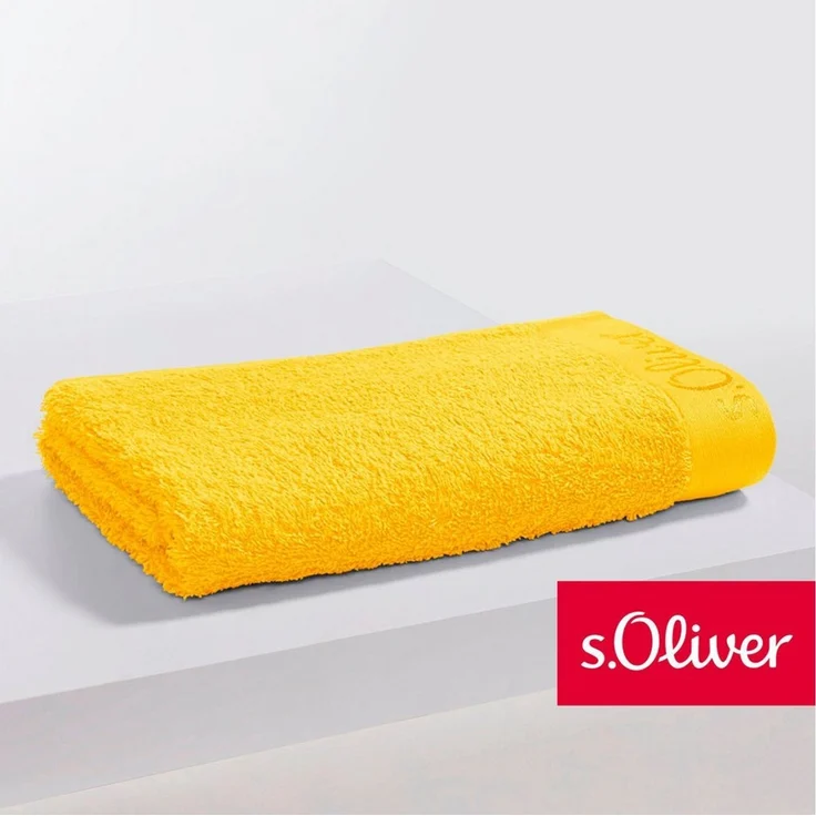 s.Oliver Duschtuch s.Oliver, Premium Qualität, 600 gr/m², auch als Sets erhältlich, Walkfrottier (1-St), große Farbauswahl, auch als Handtuch, Waschhandschuh, Gästetuch – Bild 1