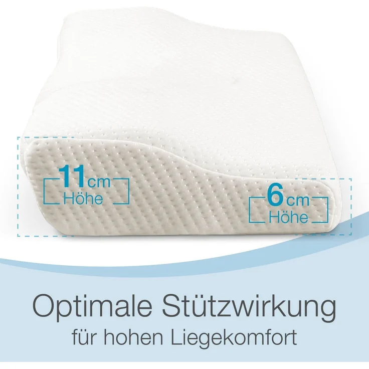 Bestschlaf Nackenkissen für Sofa & Bett, 35x60cm, für Hausstauballergiker geeignet – Bild 2