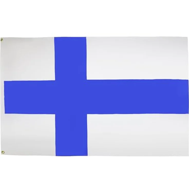 AZ FLAG - Flagge Finnland - 250x150 cm - Finnische Große Fahne 100% Polyester mit Messing-Ösen - 300g – Bild 1