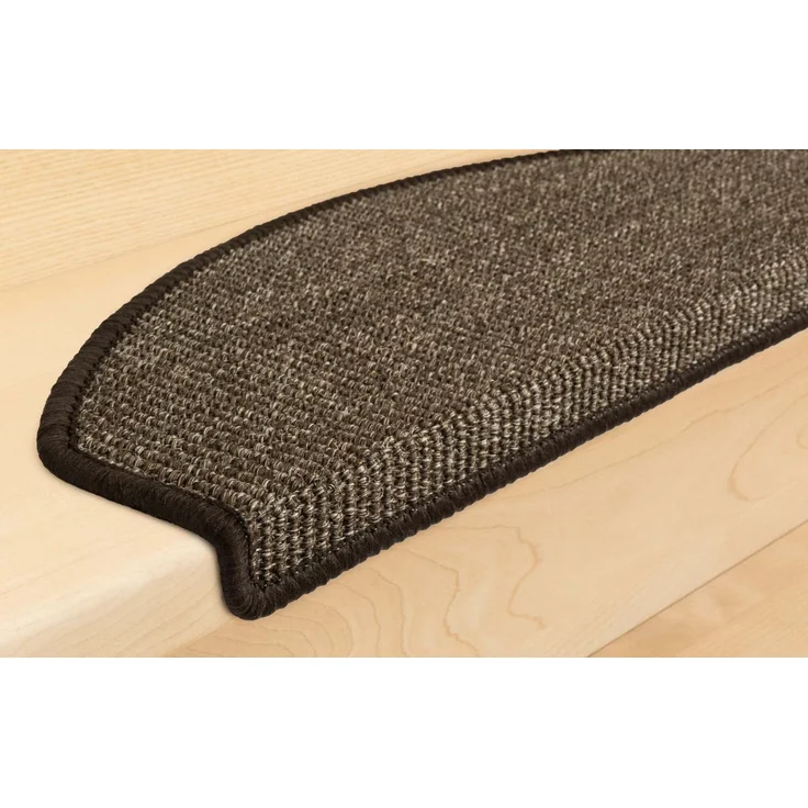 Metzker® Stufenmatte Stufenmatten Sisal New Halbrund Braun 14 Stück, halbrund, Höhe: 6 mm, Naturprodukt – Bild 2