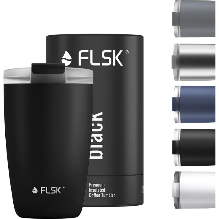 FLSK Evo Kaffeebecher 350 ml Black