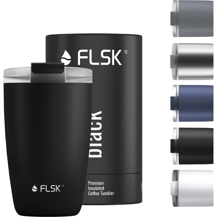 FLSK Evo Kaffeebecher 350 ml Black