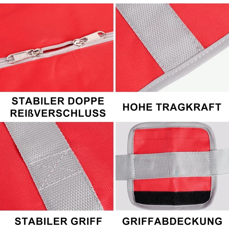 Salcar Aufbewahrungstasche für Weihnachtsbaum Künstlich − für zerlegbare Bäume bis zu 270 cm, 150 x 50 x 60 cm extra große Aufbewahrungstasche – Bild 6