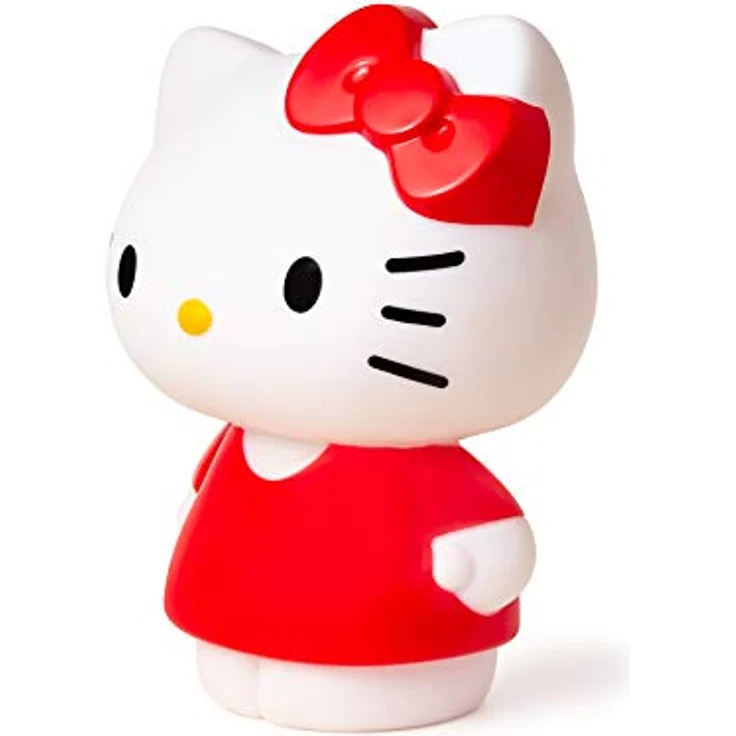 TEKNOFUN Hello Kitty Rot LED Lampe, 25cm mit 7 Farben und flexibler Gestaltung – Bild 5