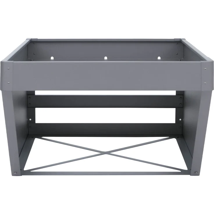 Mendler 'HWC-P41' Mähroboter-Garage mit Pflanzkasten, Edelstahl, 40x60x70 cm, Grau – Bild 7