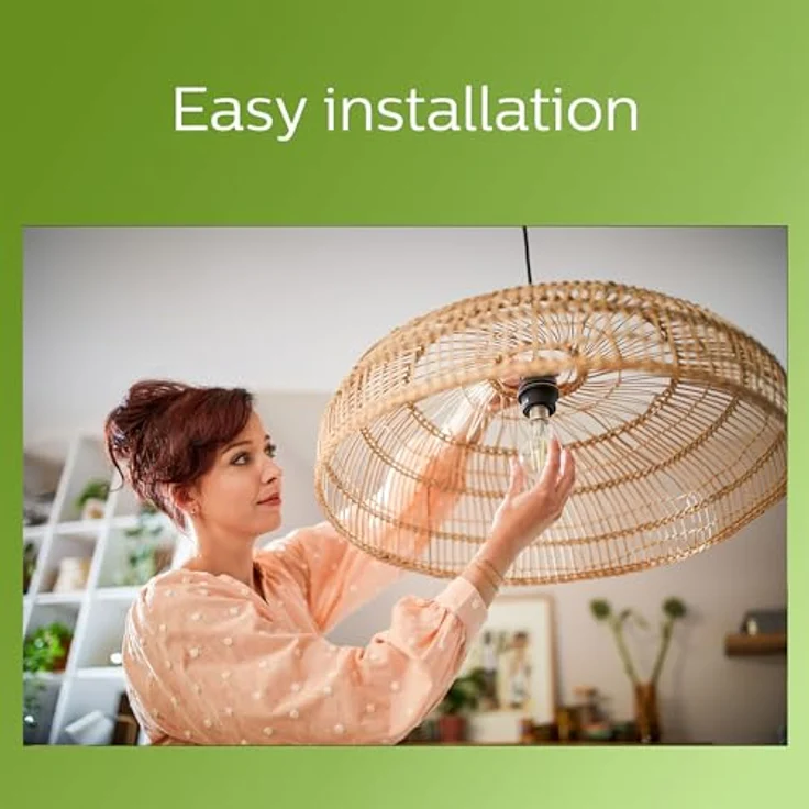 Philips Filament-Lampe E27, 840 lm Warmweiß (2700K), 4 W entspricht 60 W, transparent – Bild 9