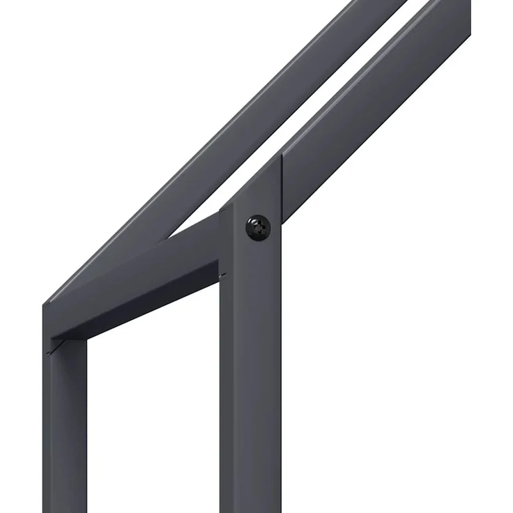 vidaXL Brennholzregal Anthrazit 60x25x60 cm Kaltgewalzter Stahl 864305 – Bild 6