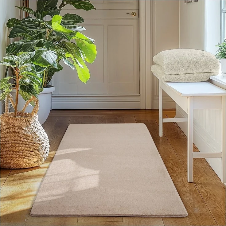 SIMPEX24 Teppich Unicolor - Einfarbig, Läufer, Höhe: 11 mm, Perfekt geeignet für Wohnzimmer, Schlafzimmer,Kinderzimmer – Bild 1