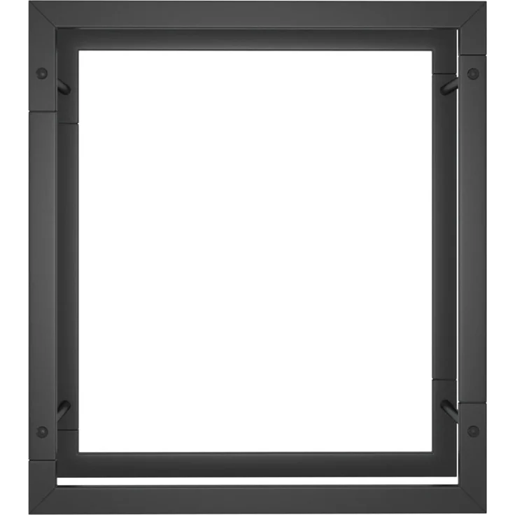 vidaXL Brennholzregal, Stahl schwarz matt, 56 x 28 x 50 cm – Bild 3