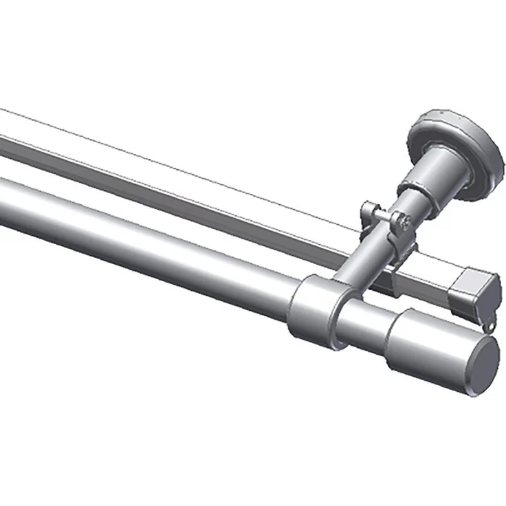 nodeko Schienenhalter Halter und Endkappen für U-Schienen, für Gardinenschiene U-Schiene, (Set, 2 Schienenhalter + 2 Endkappen), Universal U-Schienenhalter – Bild 3
