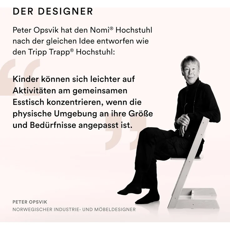 Stokke Nomi Hochstuhl Natural/Black – Bild 7