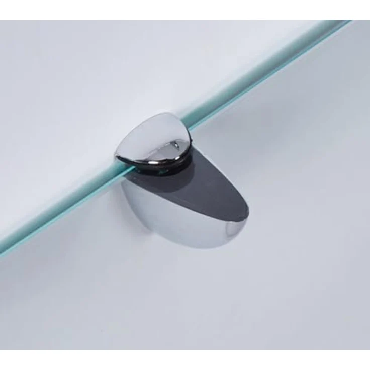 HOOZ Wandregalhalter Metall für Glas- und Holzregale inkl. Montagematerial versch. Größen, Set 8-tlg, mit gummierter Klemmbacke – Bild 8
