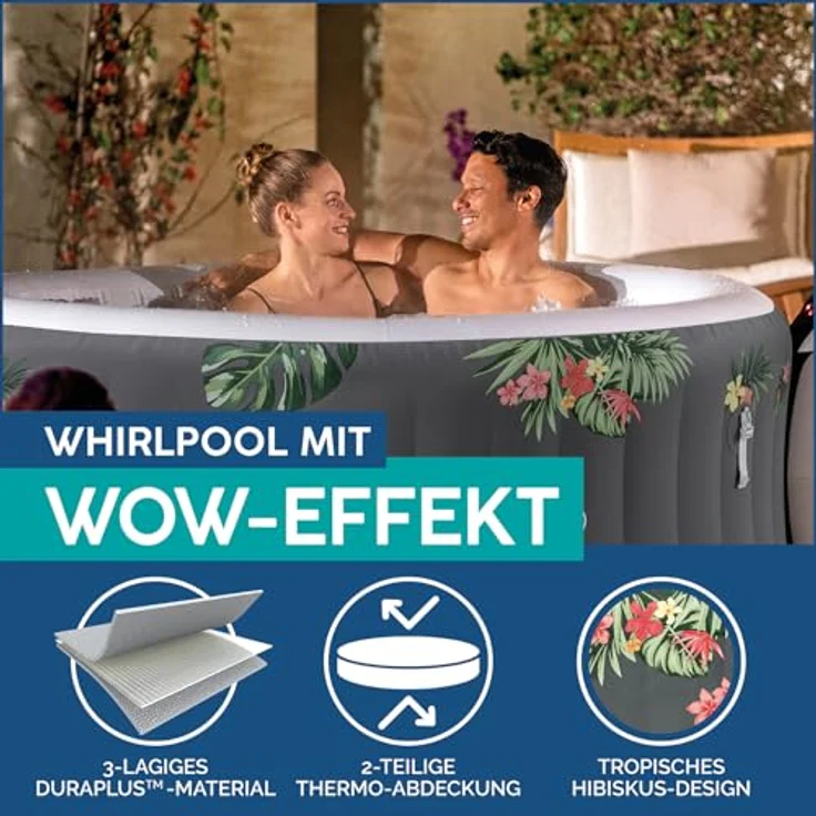 LAY-Z-SPA® Whirlpool 'Aruba AirJet™', Ø 170 x 66 cm, rund – Bild 4