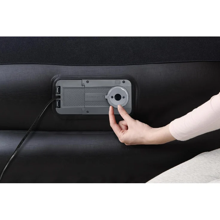 Bestway 'Aeroluxe' Doppel-Luftbett mit integrierter Elektropumpe, blau, 203 x 152 x 46 cm – Bild 17